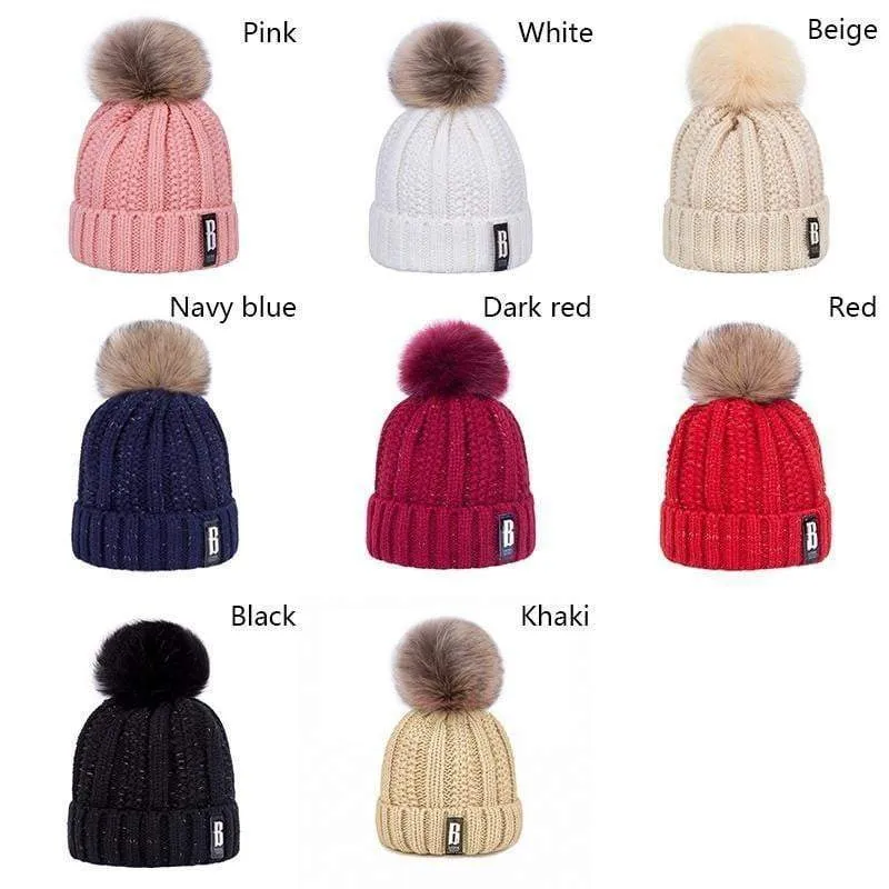 Winter Fashion Cotton Knitted Beanies Caps