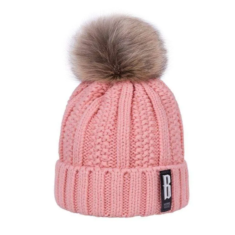 Winter Fashion Cotton Knitted Beanies Caps