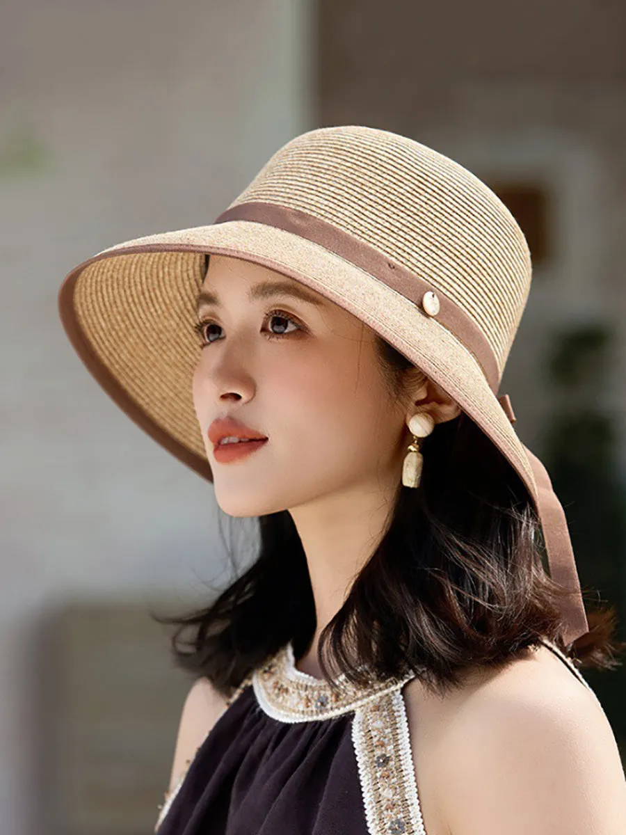 Women Fashion Summer Straw Sun Hat