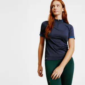 Women's Horse Riding Short-Sleeved Heritage Polo Shirt