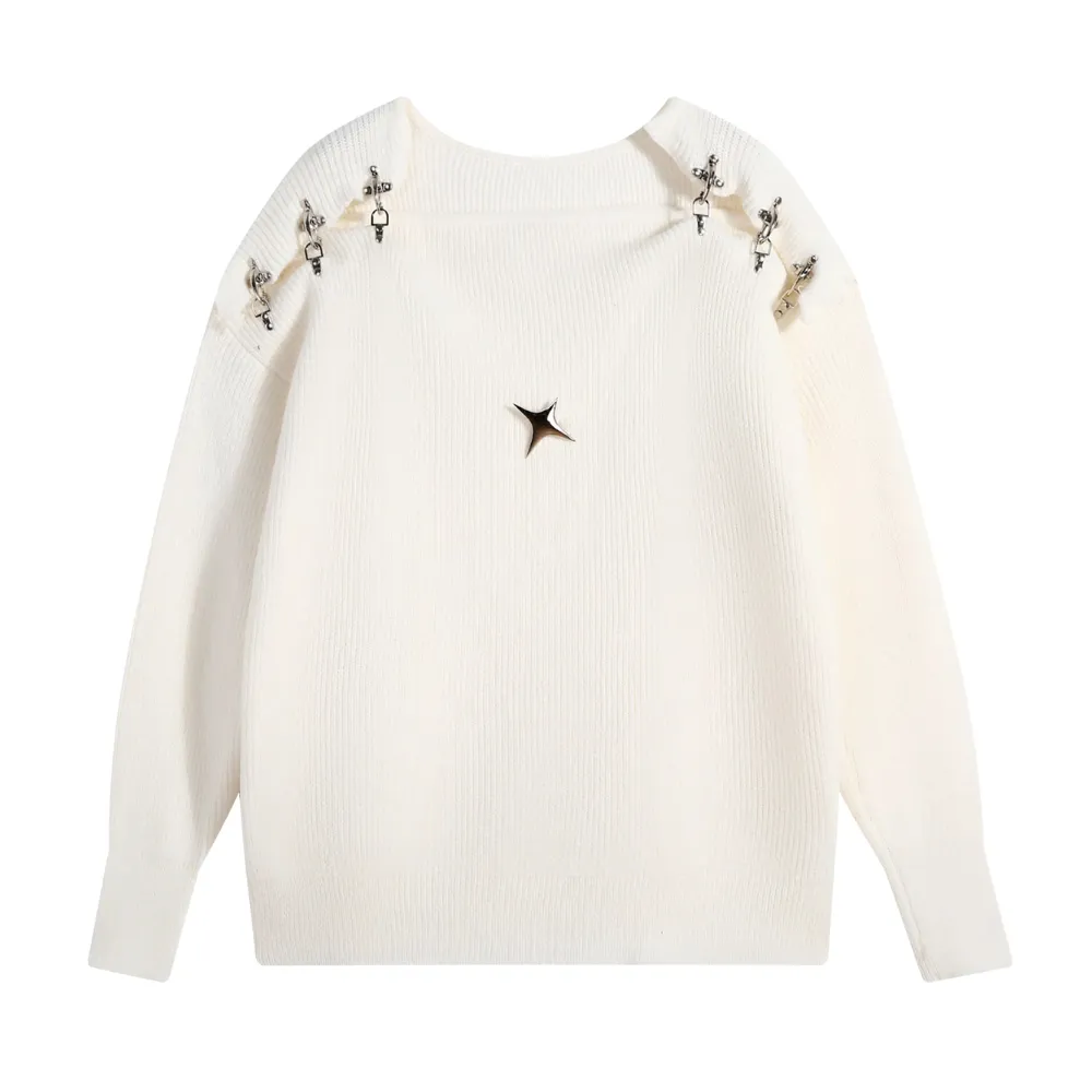 Women's Hot Girl Fashion Hollow Sweater