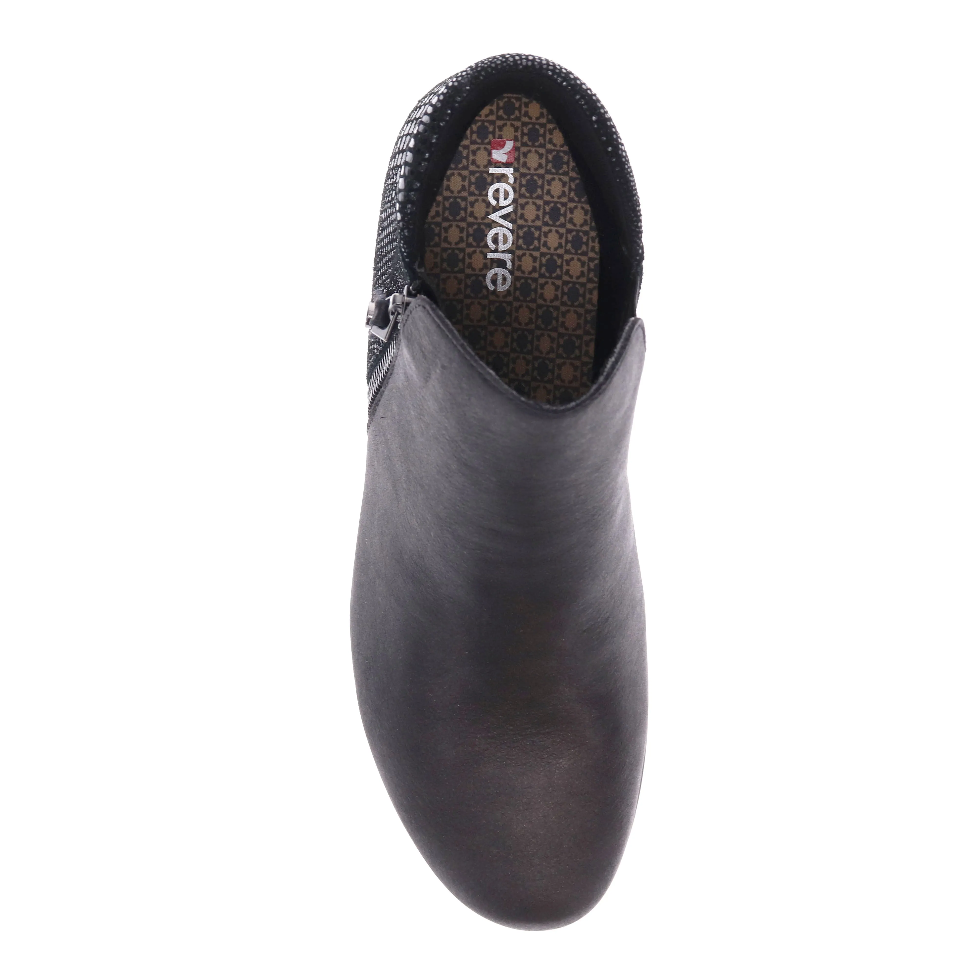WOMEN'S REVERE DAMASCUS BOOT | ONYX / BLACK LIZARD