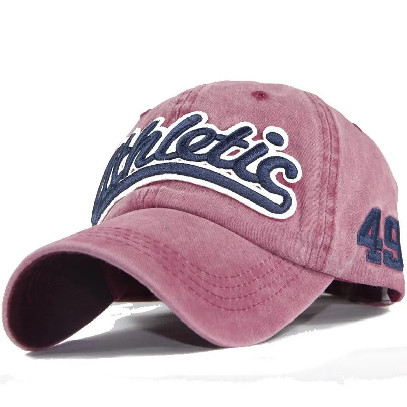WTEMPOWtempowtempo100 %Washed Denim Baseball Cap Snapback Hats Autumn Summer Hat For Men Women Caps