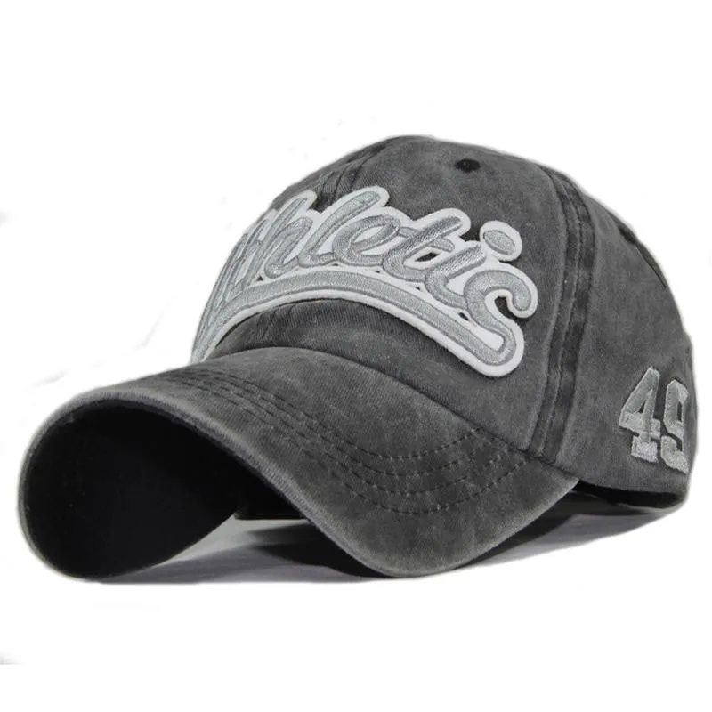 WTEMPOWtempowtempo100 %Washed Denim Baseball Cap Snapback Hats Autumn Summer Hat For Men Women Caps