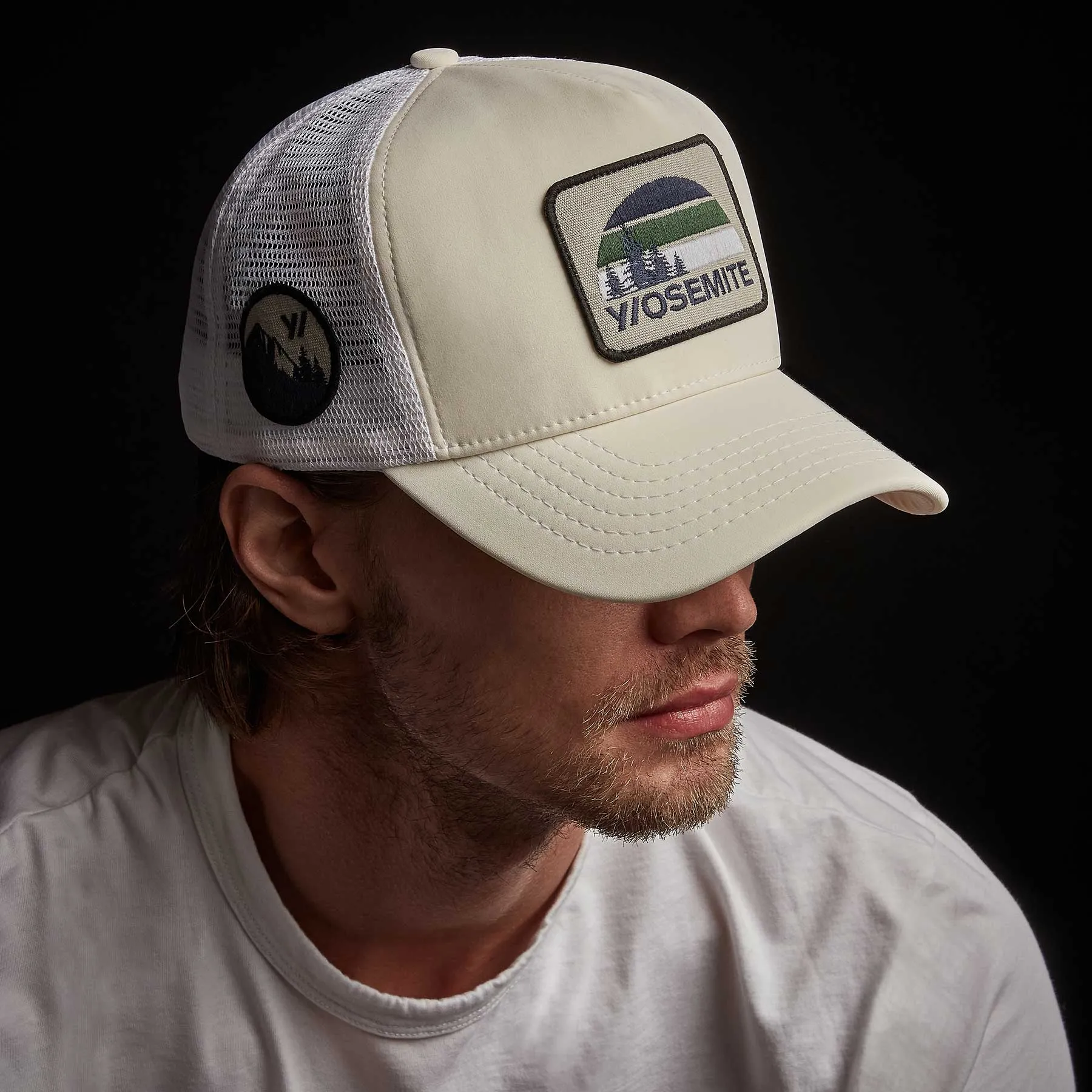 Y/OSEMITE Patch Trucker Hat - Ivory