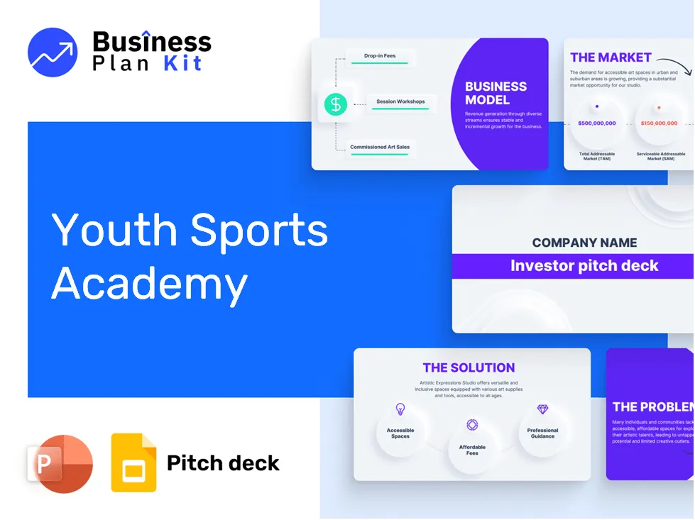 Youth Sports Academy Pitch Deck Example
