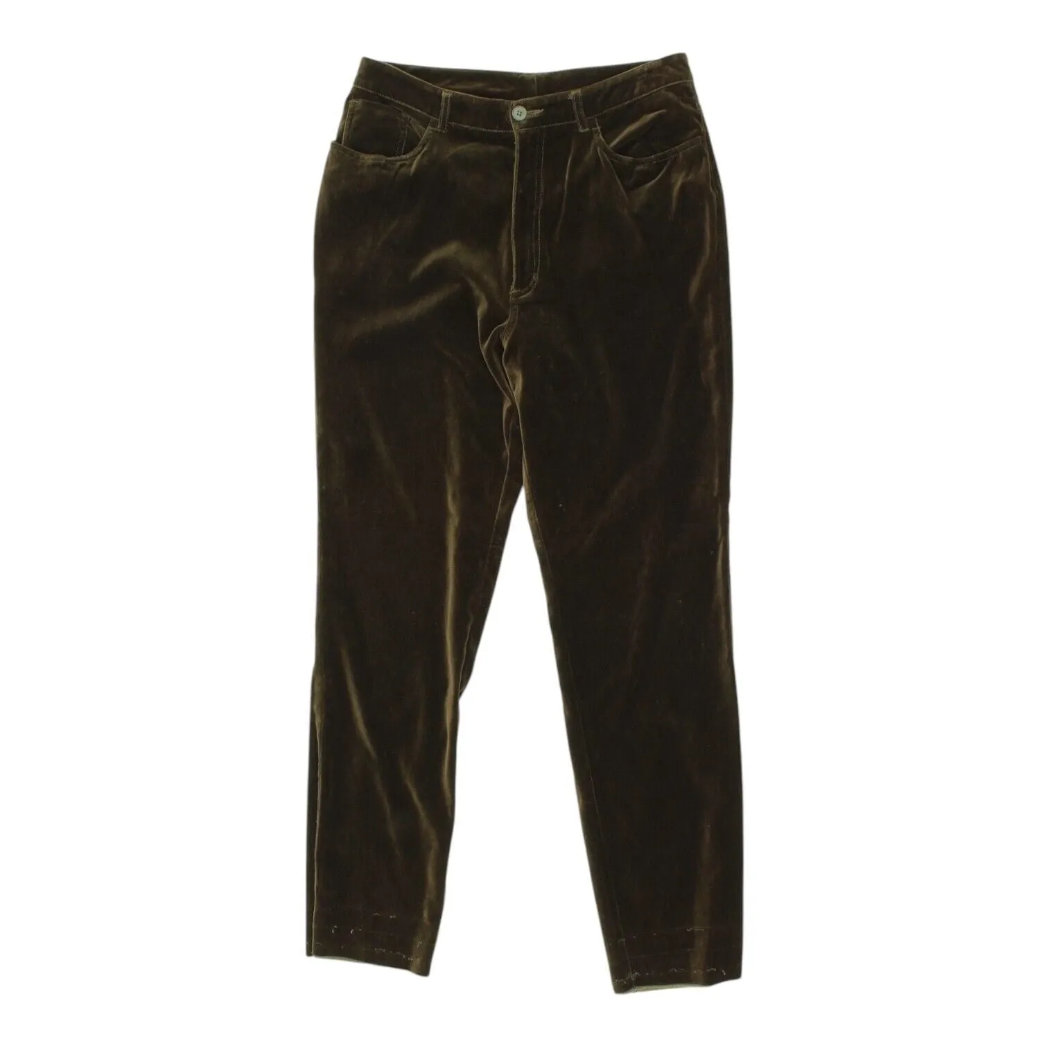 Yves Saint Laurent Velvet Trousers | Vintage Mens Brown High End Designer VTG